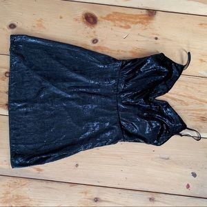 Sparkly black dress